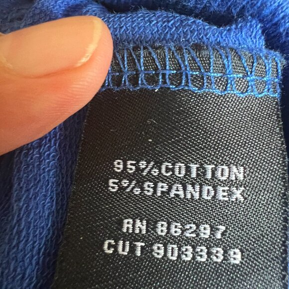 BCBG Paris Women's Blue Rhinestone Embellished Athleisure Track Pants -Large NWT - Picture 6 of 8